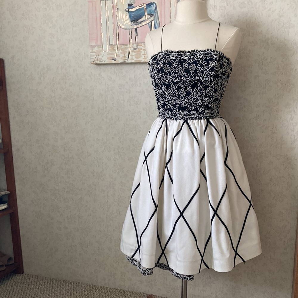 Rare Find Circa 1980’s Bill Blass Piquet Evening Gown